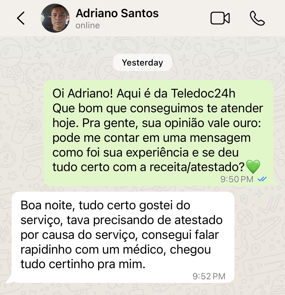 Depoimento real de paciente 4